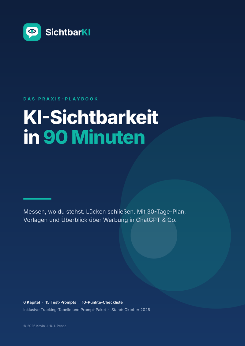 Beispielseite aus dem Playbook – Titelseite des Playbooks